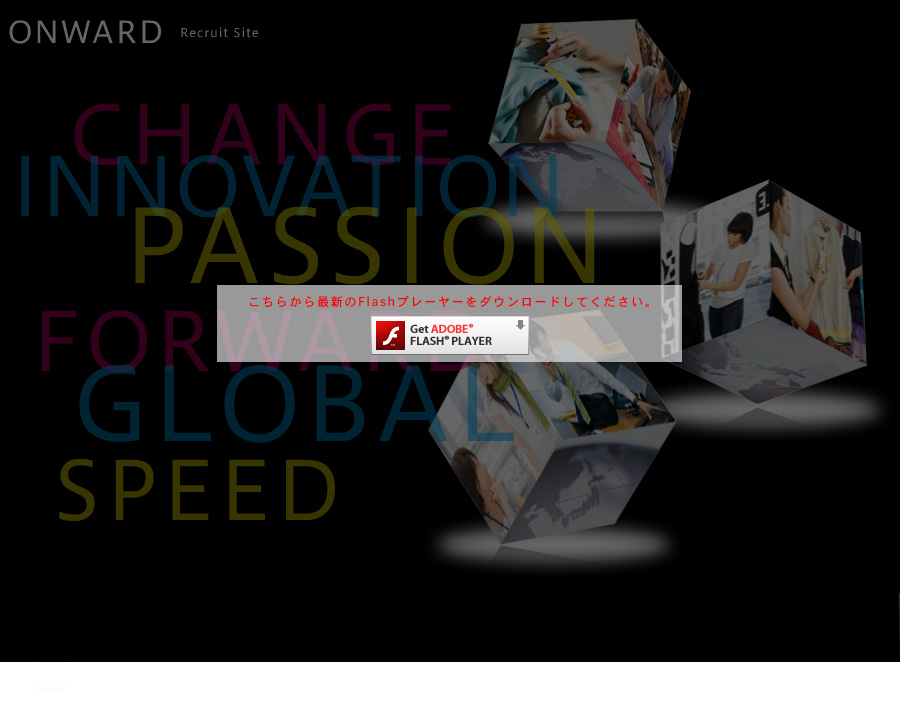 �����炩��ŐV��Flash�v���[���[���_�E�����[�h���Ă��������B(http://www.adobe.com/)